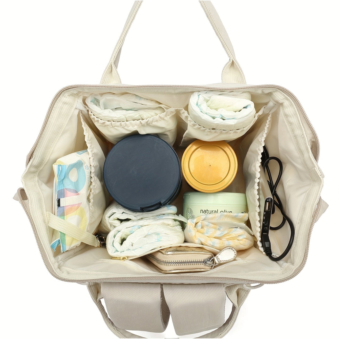 Versatile Mommy Bag Backpack with Diaper Bag Functionality, Stylish Design, Spacious Storage, Ideal for Mothers on the Go - Perfect for Christmas, Halloween, or Thanksgiving Day gifting.