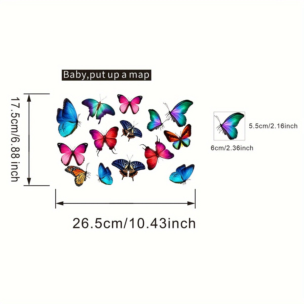 Transform your space with these elegant 1PC Butterfly DIY Glass Stickers. Made of PVC, these peel and stick decals are ideal for glass, windows, bedroom, nursery, and home decor. Add a touch of sophistication with their beautiful animal print design.