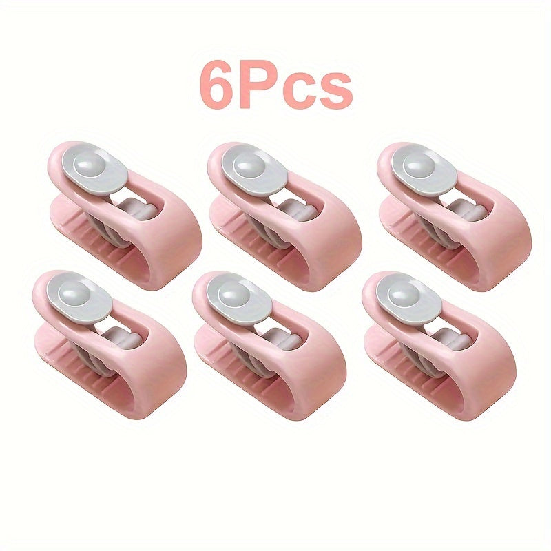 6/12 piece Bedroom Sheet Clip Quilt Holder Set, Non-Slip Blanket Clips, Anti-Run Blanket Fixer for Blankets, Clothes, and Curtains with Easy Installation.