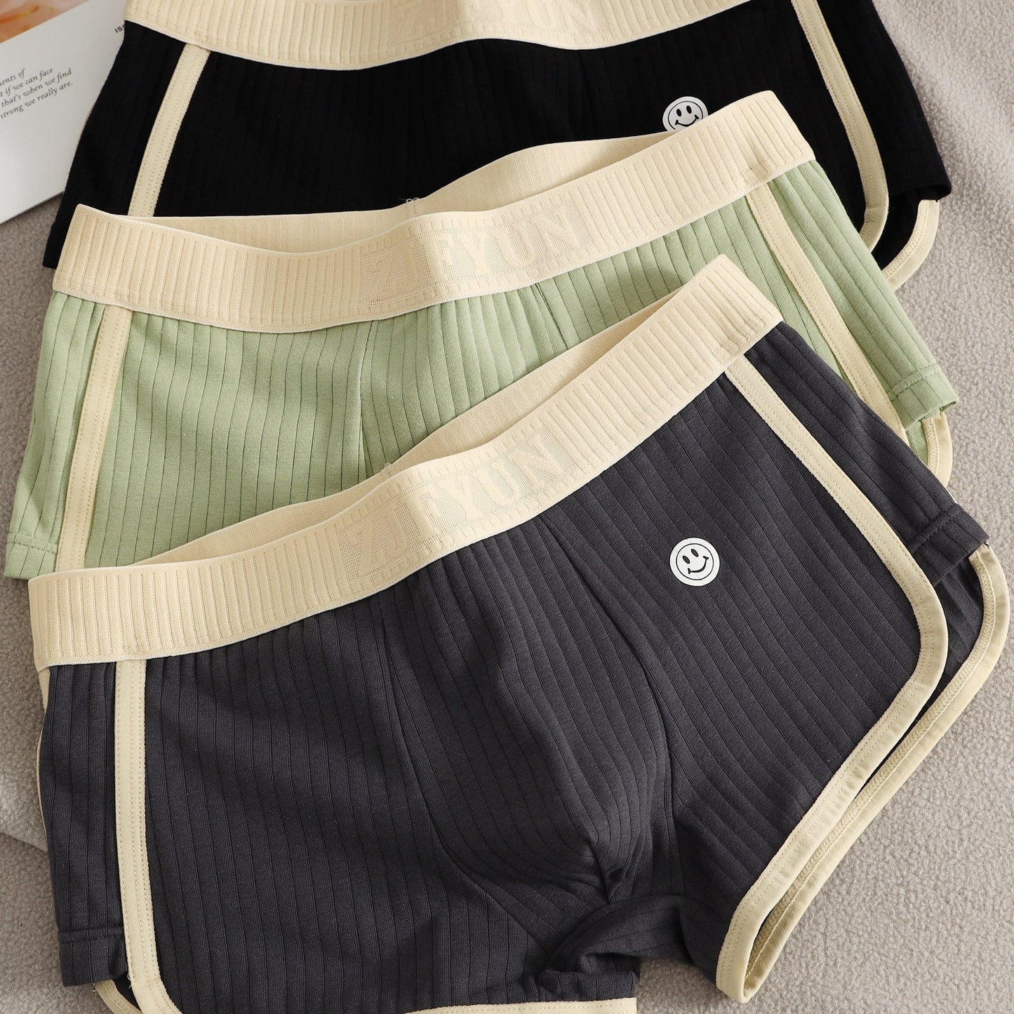 Men's loose fit boxer shorts, comfortable and breathable, perfect for summer sleepwear.