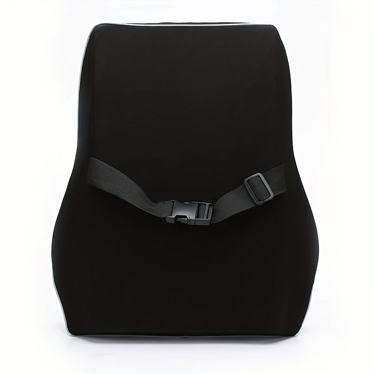 Memory foam lumbar support for office chair, car seat, and back pain relief.