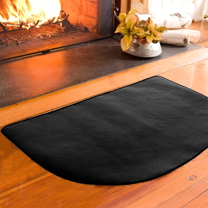 Silicone Flame Retardant Mat for High-Temperature Fireplace Protection, Wood Stove Carpet Guard, and Heat Insulation Blanket