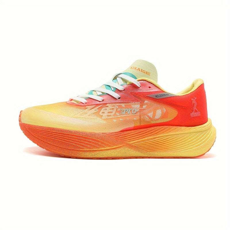 Men's lightweight shock absorption running shoes for outdoor workouts, offering comfort and durability with non-slip features.