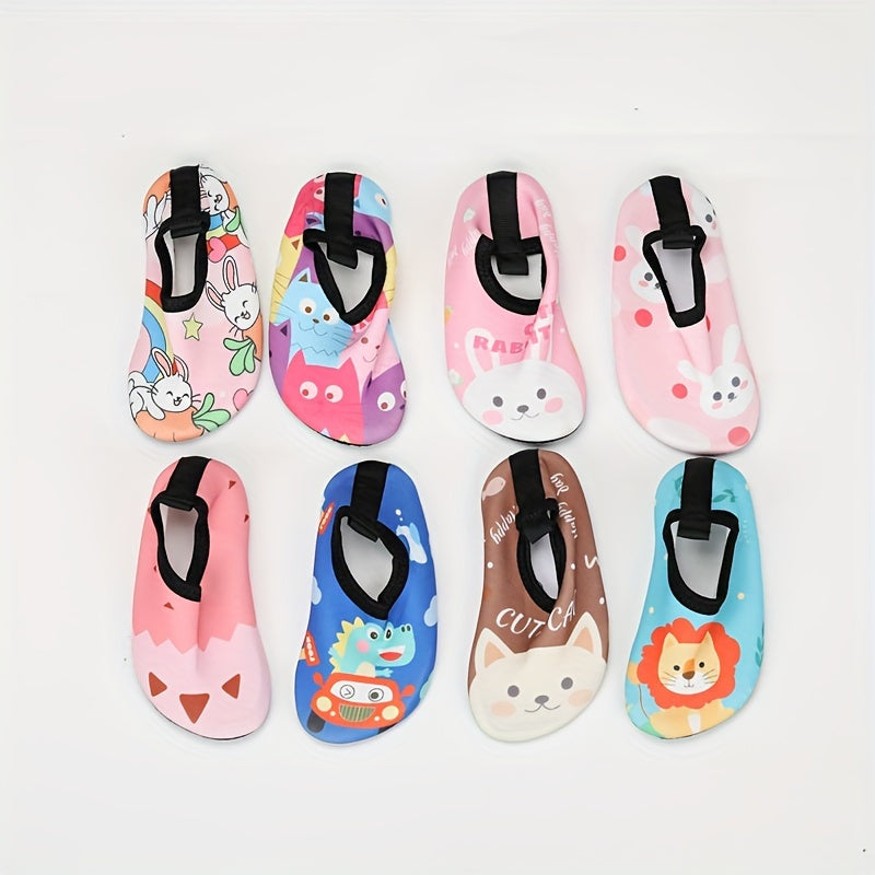 Lightweight slip-on water shoes for baby girls, perfect for swimming, walking, and yoga in spring and summer.