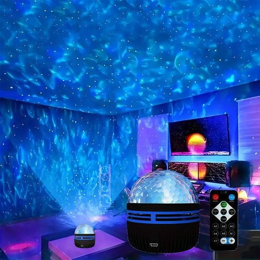 Brighten up your bedroom with a water wave night light for a cozier and more inviting atmosphere! Perfect for bedrooms, game rooms, and makes a great gift for Christmas, Valentine's Day, weddings, birthdays, and more.