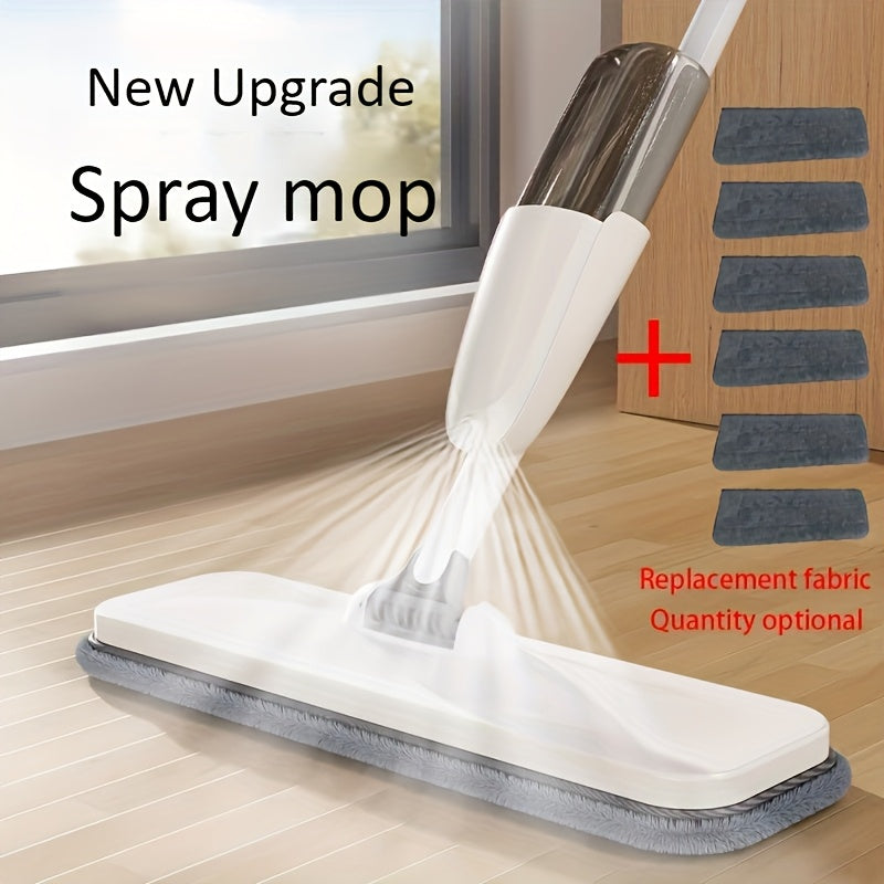 Flexible Microfiber Spray Mop for Effortless Floor Cleaning on various surfaces with reusable pads