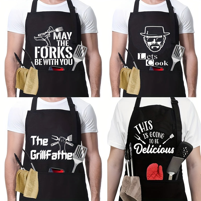 1 dona Unisex Moslashuvchan Yagona Rangli Oshxona Kichka Sumkali Apron