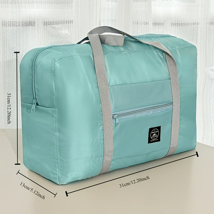 Large Capacity Folding Luggage Bag with Energy Sleeve Trolley Storage - Lightweight and Portable Travel Storage Bag for Household Quilt and Clothes - Perfect Easter Gift