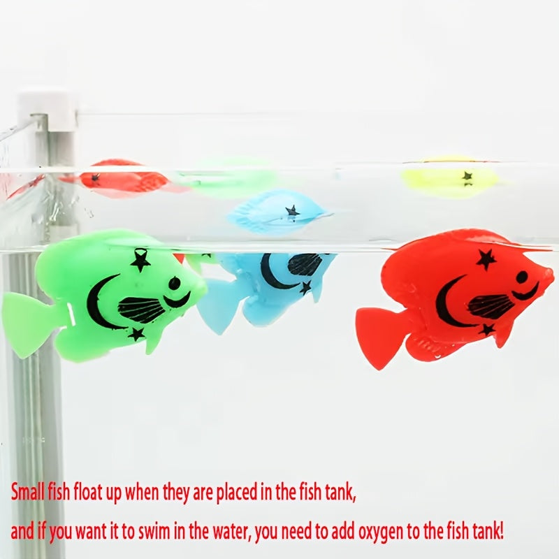 15 realistic moving artificial fish for tank or bathroom decoration.