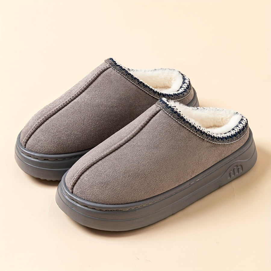 Stay warm and cozy with our unisex winter slippers. Corduroy material, non-slip sole, breathable comfort, universal fit, and fabric liner ensure maximum warmth and comfort. Perfect for