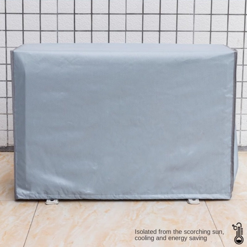 Protect your outdoor air conditioner unit with the durable 1pc Air Conditioner Outdoor Unit Protective Cover. Made with double-layer Oxford cloth, this cover offers protection against aging, rain, and snow.