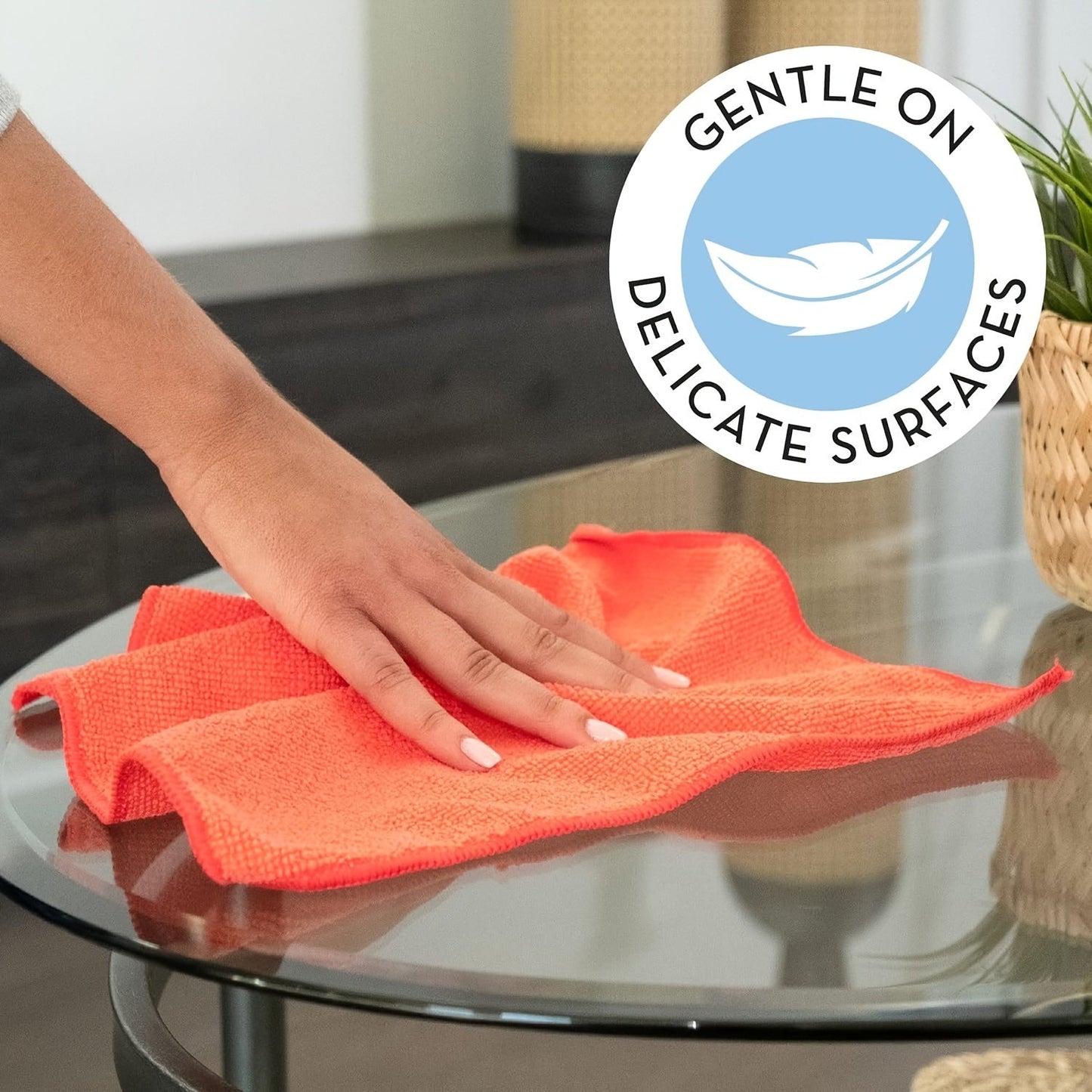 Super Absorbent Microfiber Cleaning Cloths in Pack of 5, 10, 20, or 50 - Each Cloth Measures 24.99x24.99cm, Quick-Dry with Contemporary Knit Fabric - Perfect for Home, Kitchen, Toilet, Car. Space-Themed Towels Available. Price: $24.99