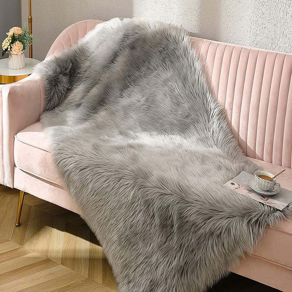 Plush Carpet Rug Perfect for Home Decor - Luxuriously Soft and Fluffy for Any Room in Your House