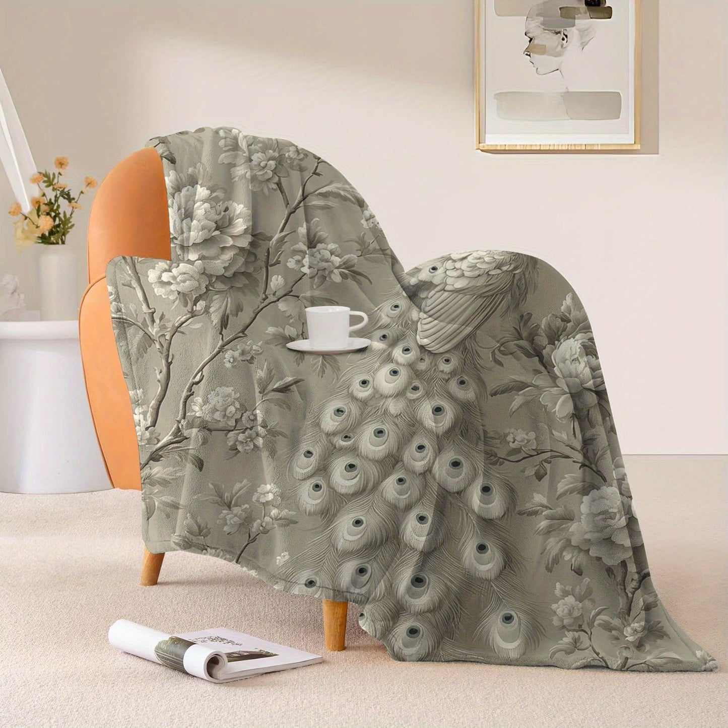 Soft and Stylish Flannel Throw Blanket Featuring Contemporary Digital Print Art, Perfect for All Seasons. Versatile for Travel, Naps, and Bedding. Made with Hypoallergenic Polyester, Ideal as a Gift for Loved Ones.