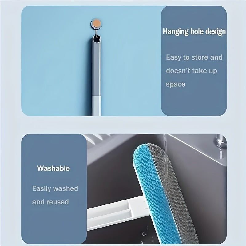 Multifunctional pet hair remover brush for dogs and cats. Dual-directional sticky tool for removing fur and lint from sofas, carpets. Easy to clean and made of plastic.