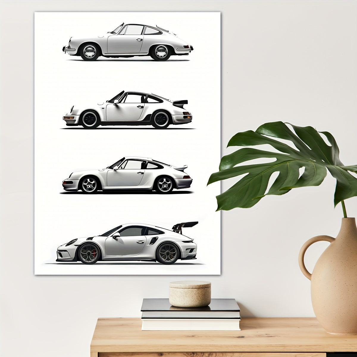 Dream for sportscar lovers: Modern roadster poster for home or office decor, ideal gift.