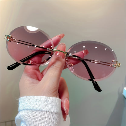 Fashionable Women's Gradient Sporty Sunglasses, Durable Plastic Frame for Running & Outdoor Activities