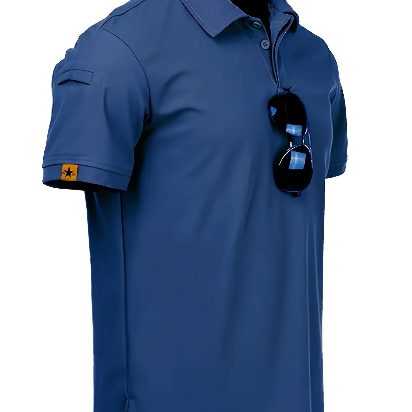 Men's Tactical Shirt for Summer Outdoor Activities such as Hiking, Fishing, and Camping