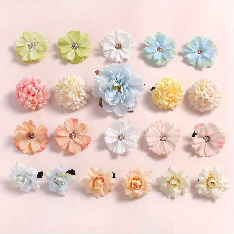 1 pack of silk rose flower heads for home decor, weddings, and DIY crafts - ideal for garlands and gift accessories.