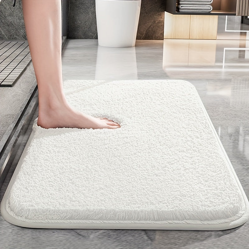 Soft, non-slip mat for bathroom doorways, stock available for cross-border shipping.