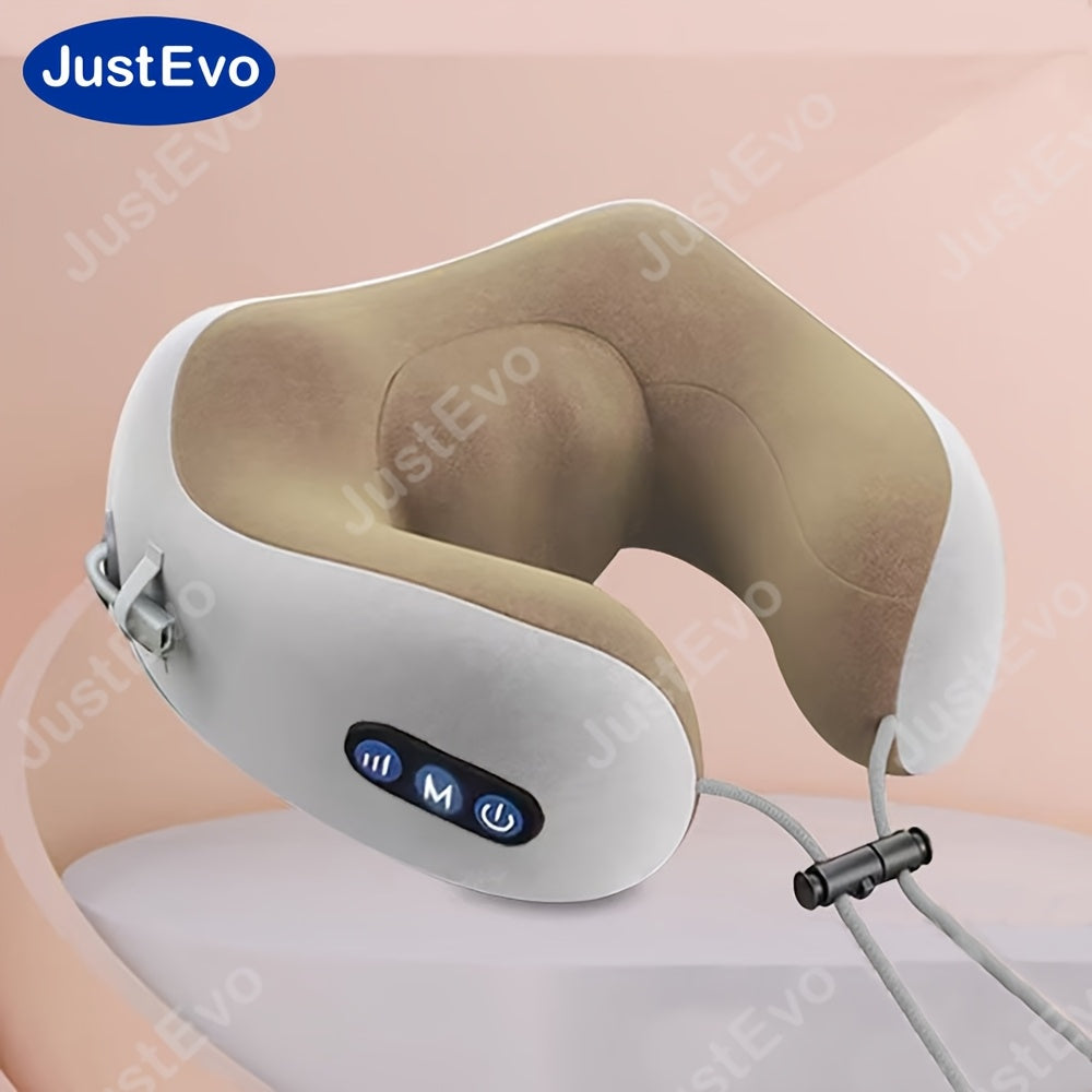 JustEvo Electric U-Shaped Massager for comfortable and convenient neck and cervical massage.