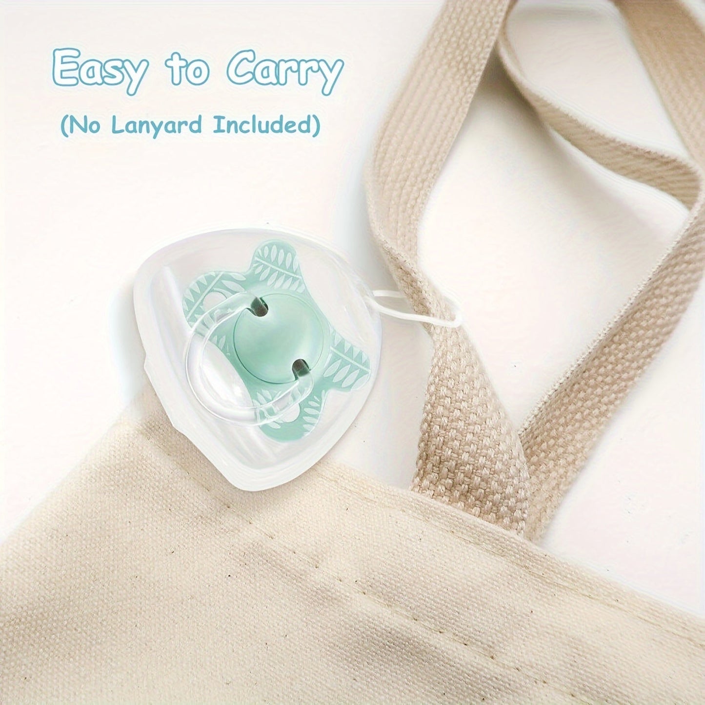 Box container holder for pacifiers, a travel case for universal accessory holder.