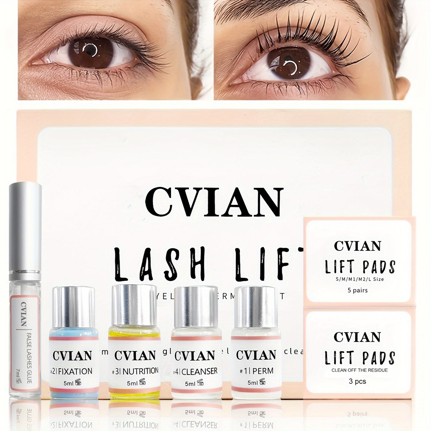 Long lasting eyelash perming kit for salon-perfect curled lashes, ideal birthday gift for women.