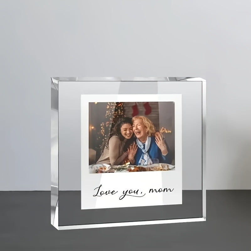 Acrylic Photo Frame Customized Just for Mom: Ideal for Mother's Day - Can be Used Indoors or Outdoors