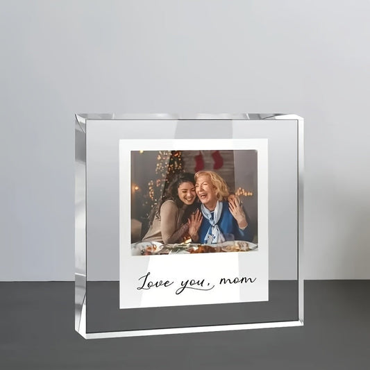 Acrylic Photo Frame Customized Just for Mom: Ideal for Mother's Day - Can be Used Indoors or Outdoors