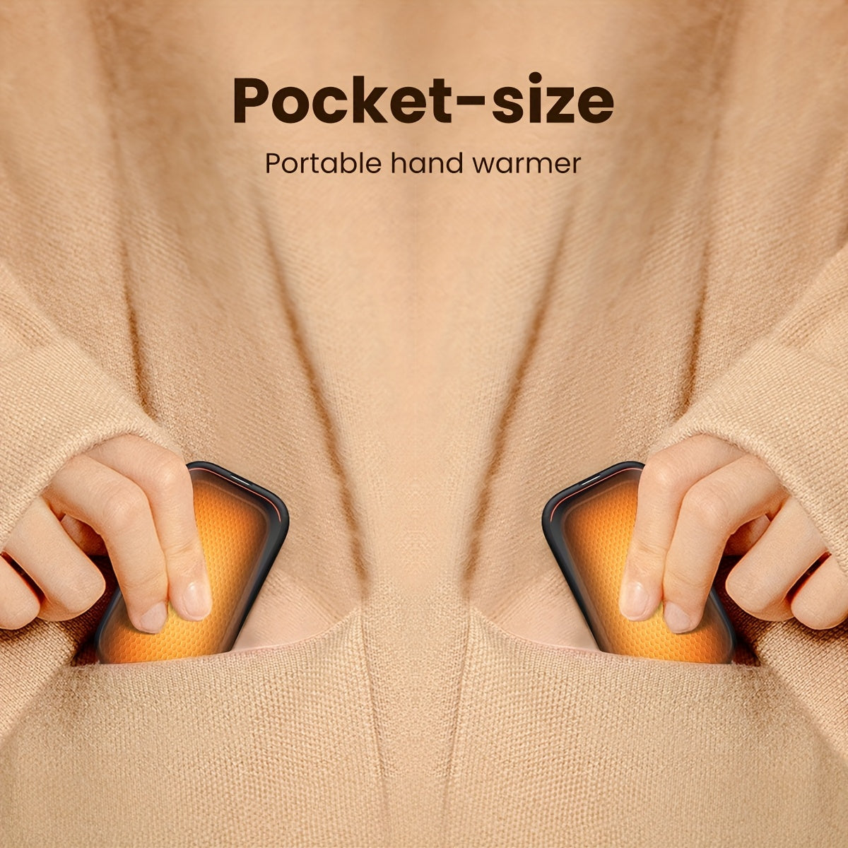 The GAIATOP USB Rechargeable Hand Warmer offers fast heating in just 2.5 hours, with 3-level heat adjustment. Its portable pocket-size design makes it perfect for home, outdoor activities, horse riding, and climbing. Constructed from aluminum and