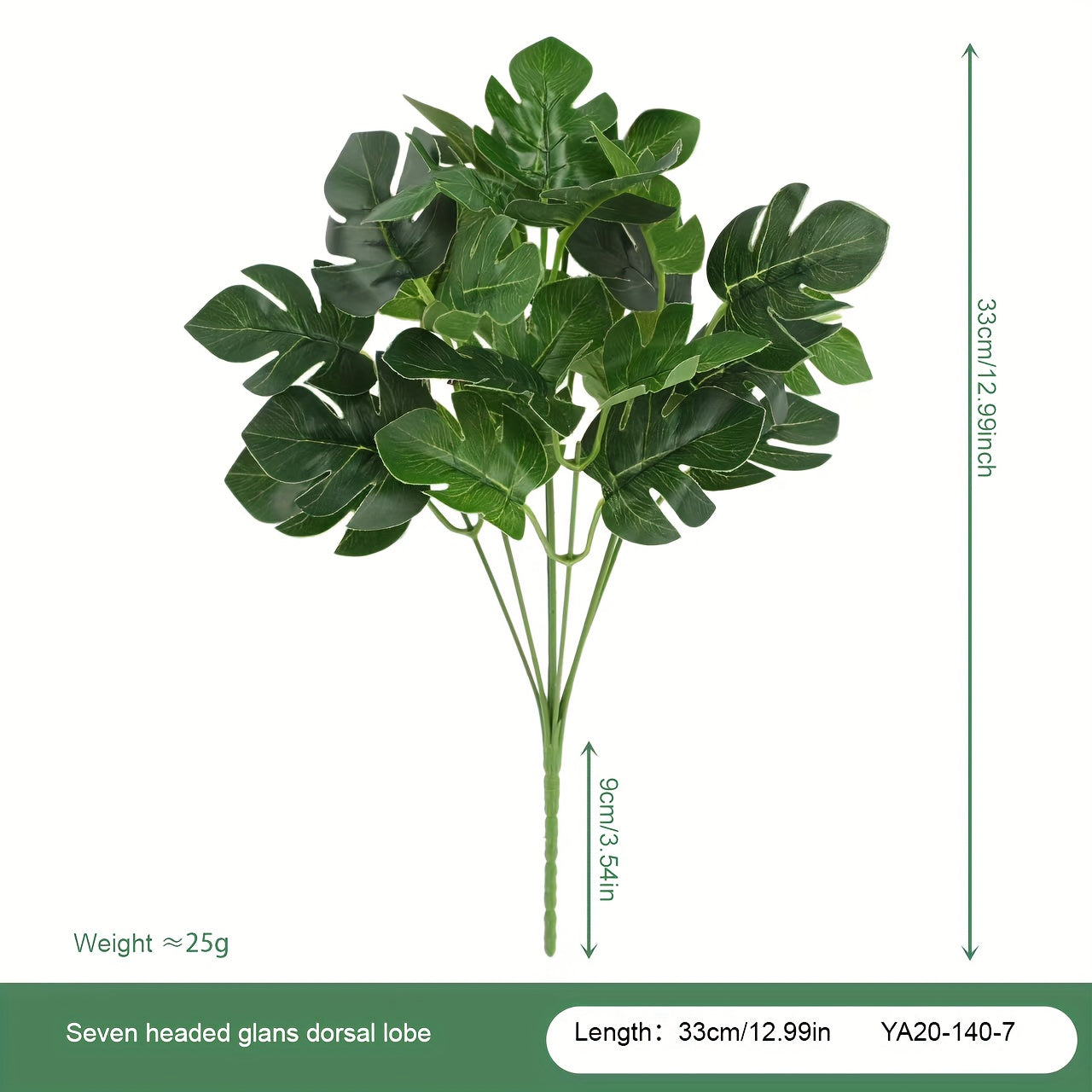 1pc Artificial Potted Leaf Plant, Faux Bonsai Green Plant for Indoor and Outdoor Use in Dining, Office, or Home Decor.