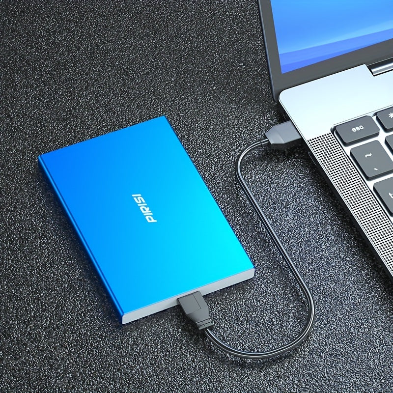 PIRISI High-speed USB3.0 Mobile Hard Drive with 500GB of data capacity, ideal as a gift for friends.