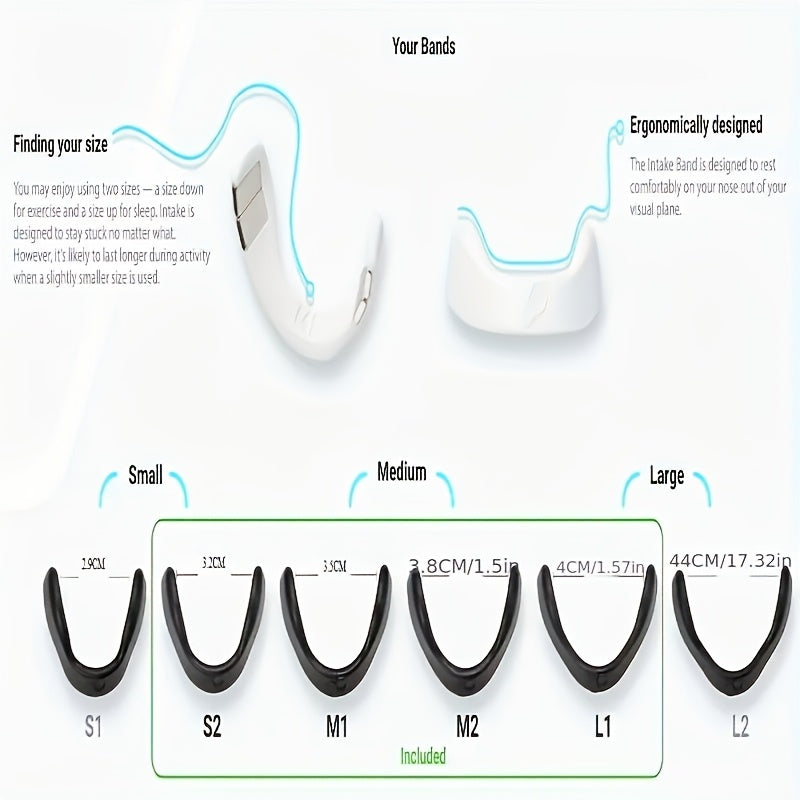 Nasal Breathing Expansion Kit with 4 clips, 1 magnetic extractor, and a magnetic nasal dilator with 30 magnets for comfortable wear and improved airflow. Ideal for both men and women.