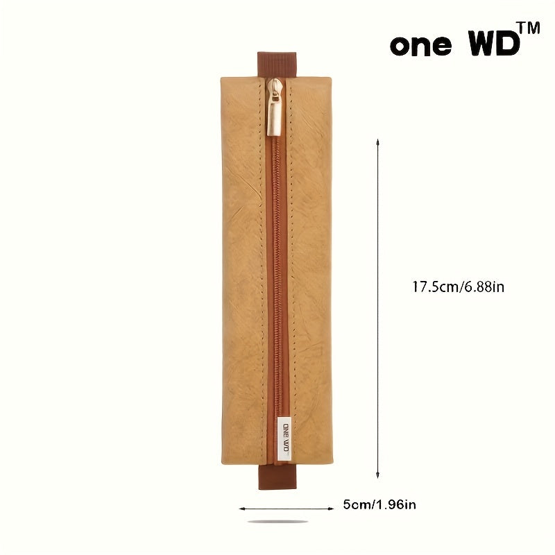 WD Back-to-School 2025 Collection: Lightweight pen sleeve made from Dupond paper with zipper closure - a stylish and durable pencil case for students, ideal for school supplies.