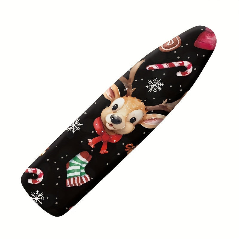 Get into the holiday spirit with our Christmas-themed ironing board covers! These padded covers feature an elastic edge for a secure fit, are heat reflective and stain resistant. Fits standard ironing boards measuring 132.08-139.7 cm.