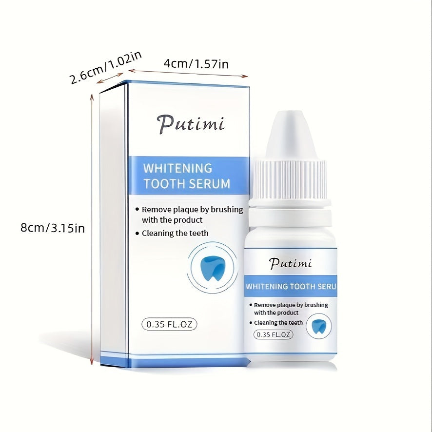 Whitening serum for teeth, use twice daily for noticeably whiter teeth in 1 week.