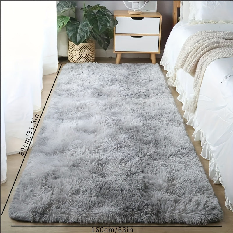 Fluffy Plush Area Rug - Luxuriously Soft, Stain-Resistant, and Non-Slip for Living Room, Bedroom, and Home Decor