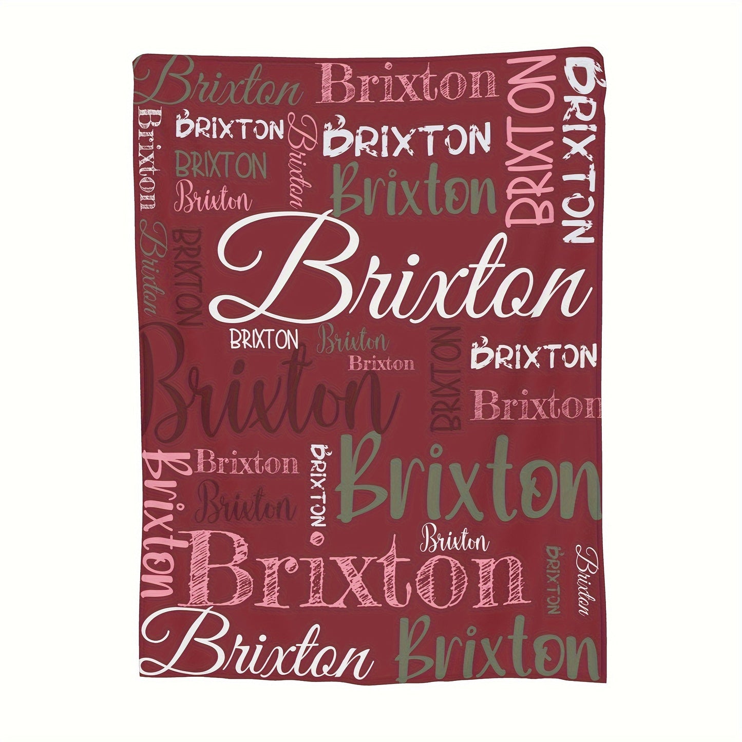 Personalized Soft Polyester Throw Blanket with Custom Name - Ideal for Couch, Bed, Office, Camping & Travel - A Thoughtful Gift for Loved Ones on Special Occasions like Christmas, Birthdays & Holidays