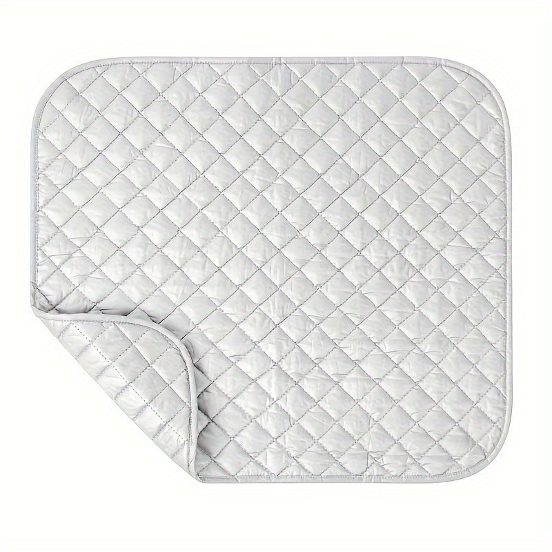 Household Foldable Portable Heat Insulation Ironing Mat with Silvery Coating - Ideal for Ironing Heat Insulation