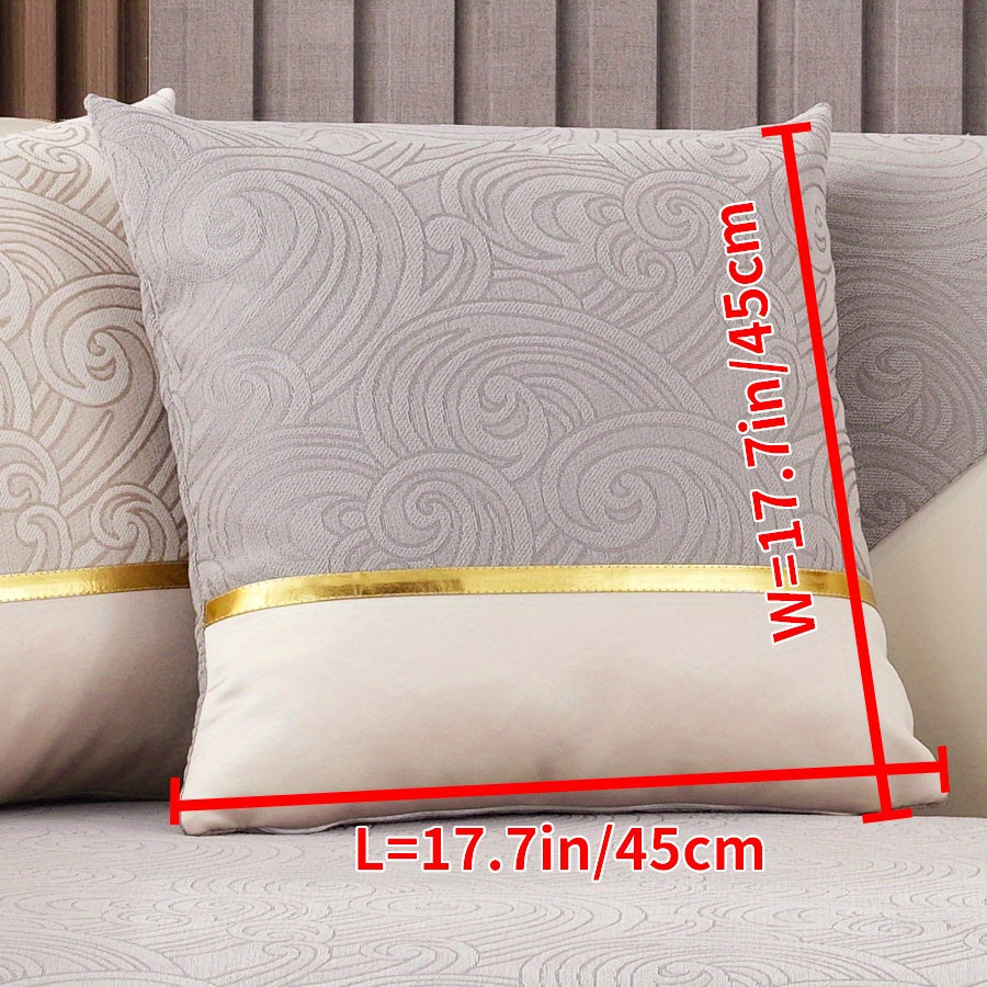 2023 New Chinese Chenille Cloud Pattern Sofa Cover - Full Cover for Four Seasons