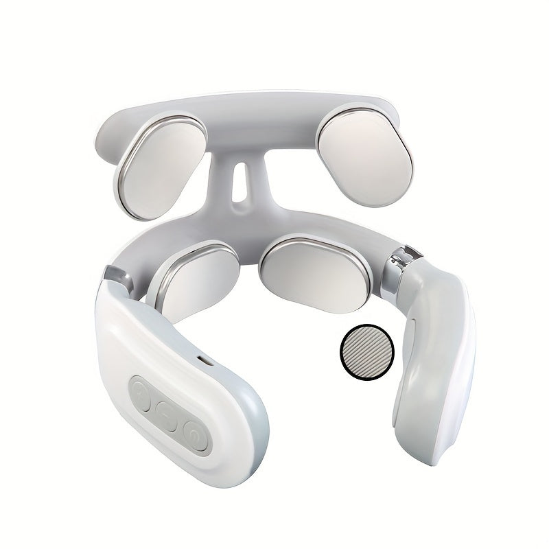 USB-rechargeable smart massager for neck and shoulders, perfect gift for both genders