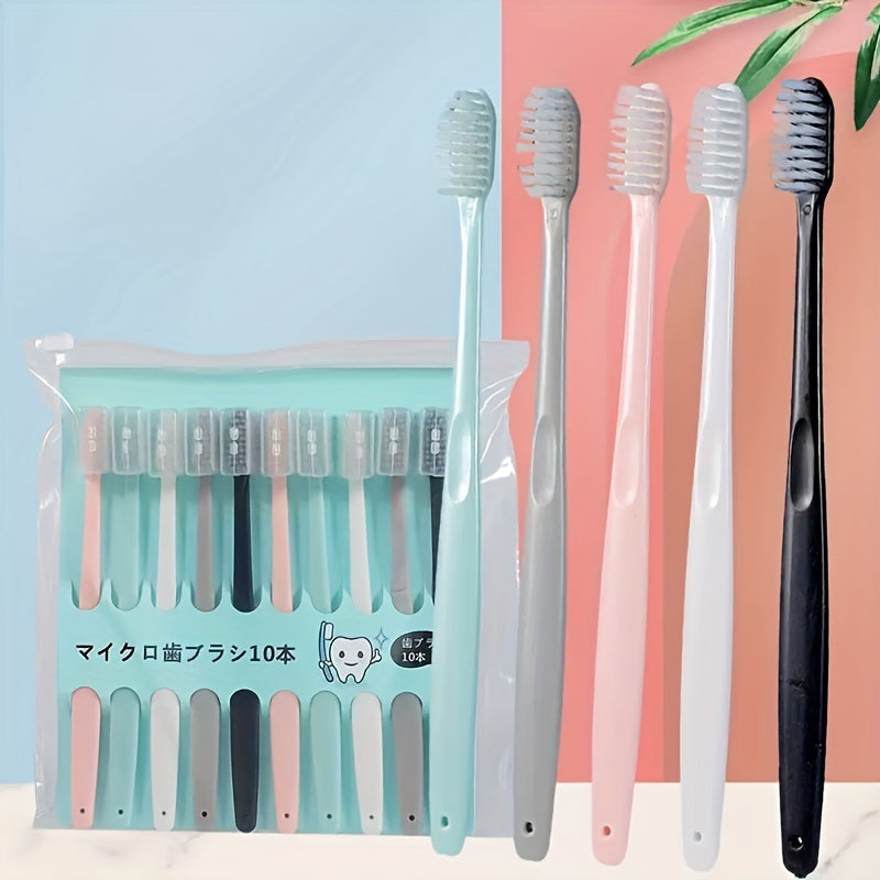 Manual Toothbrushes, Soft Bristle, Classic Fashion Frosted