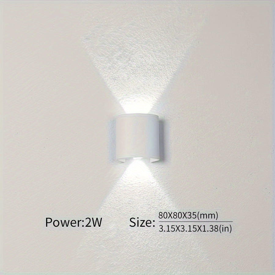 Various wall lights available in different wattages can be used for a voltage range of 85-265V.