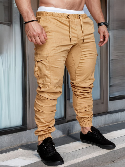 Men's casual sports cotton cargo pants for cross-border travel.