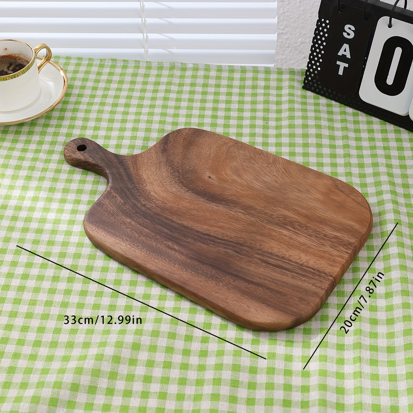 Set of Bread Board and Cheese Tray made from Acacia Wood suitable for Food Contact