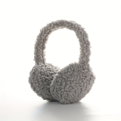 Cute Knitted Earmuffs for Women - Available in Solid Colors, Cozy & Fashionable Winter Accessory, Easy to Clean in the Washing Machine