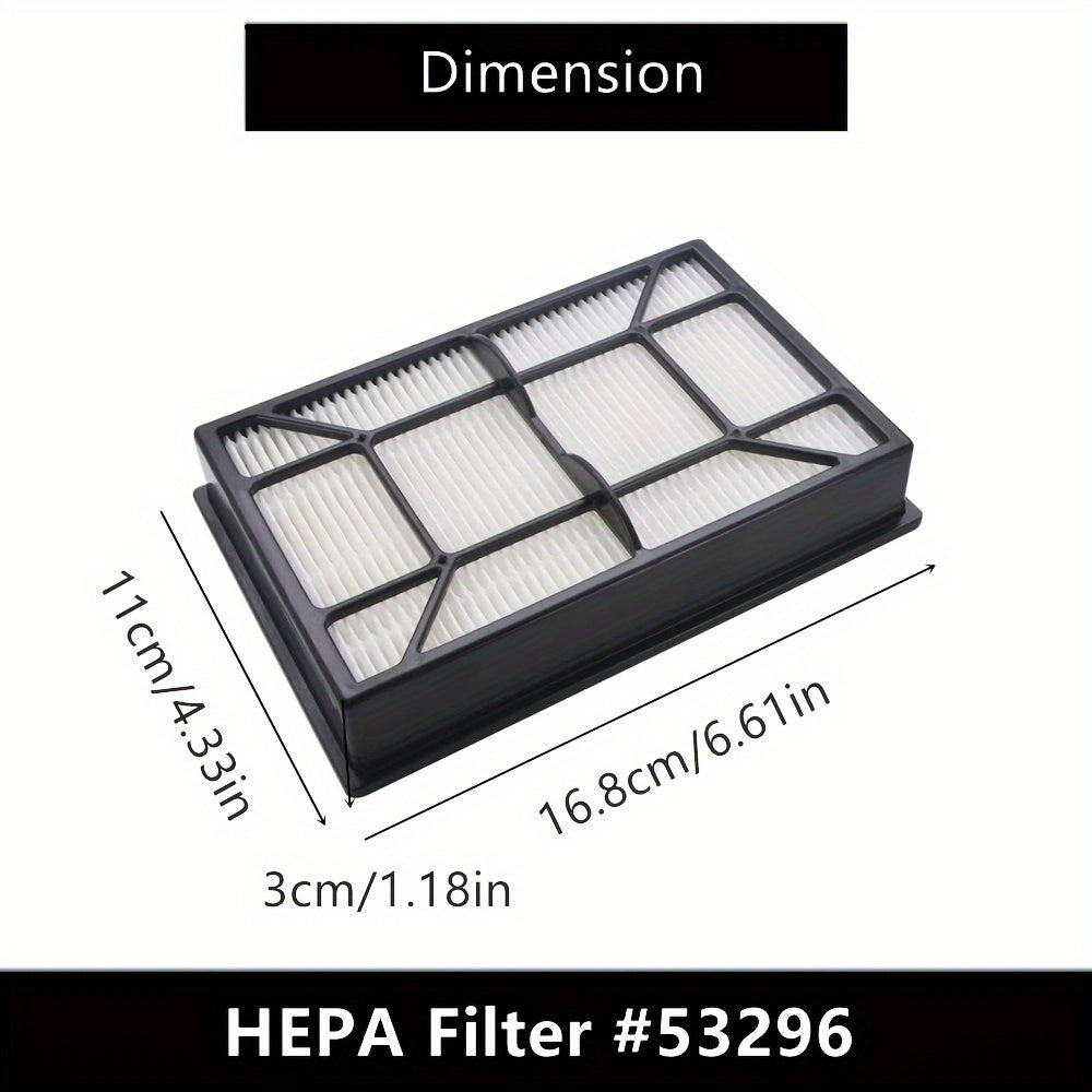 Compatible with Kenmore & Elite Upright and Canister Vacuums, our Premium HEPA Filter EF-9 53296 captures 99.97% of Dust, Pet Hair, and Allergens