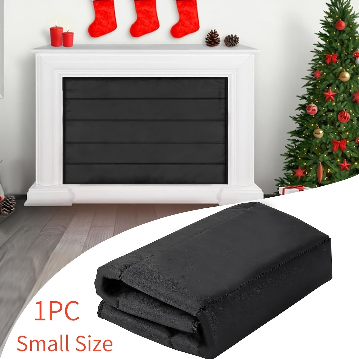 Keep drafts out with the 1pc HeatShield Magnetic Fireplace Draft Stopper. Made from PVC material, this energy-saving indoor fireplace cover features strong adhesion and easy installation on metal frames. Built-in magnets provide a secure fit, ensuring