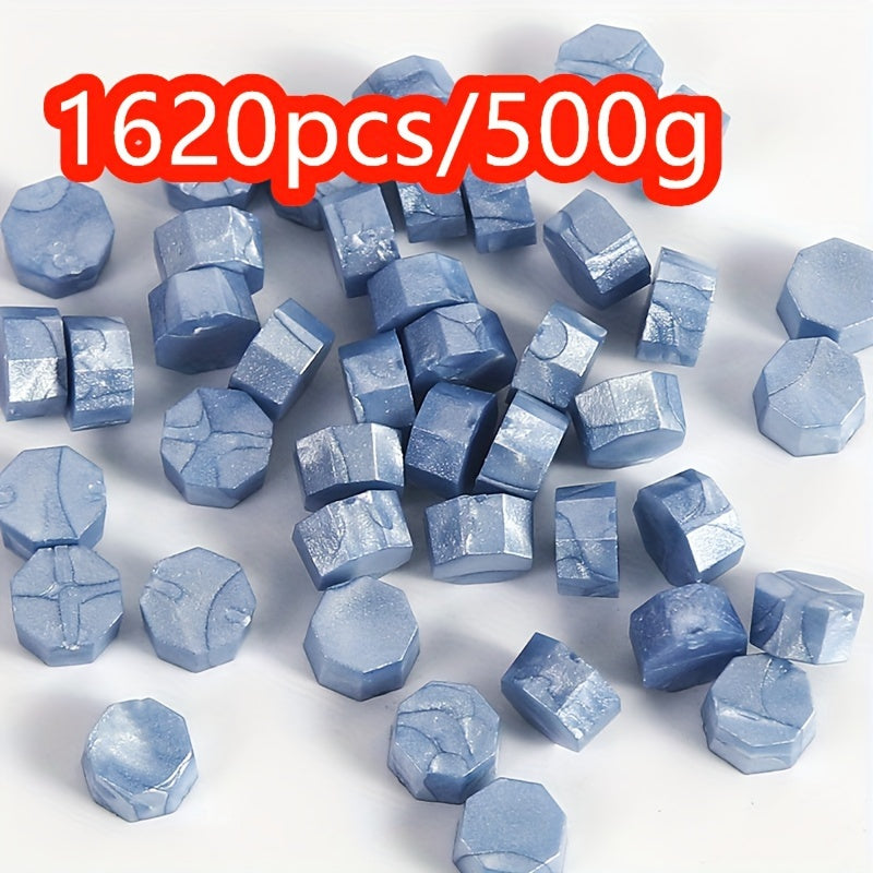 1620pcs/500g Octagonal wax particles for envelope special mud DIY gift box sealing wax retro bulk sealing wax particle