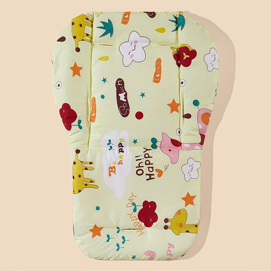 Vibrant Stroller Seat Cushion and Adorable High Chair Pad